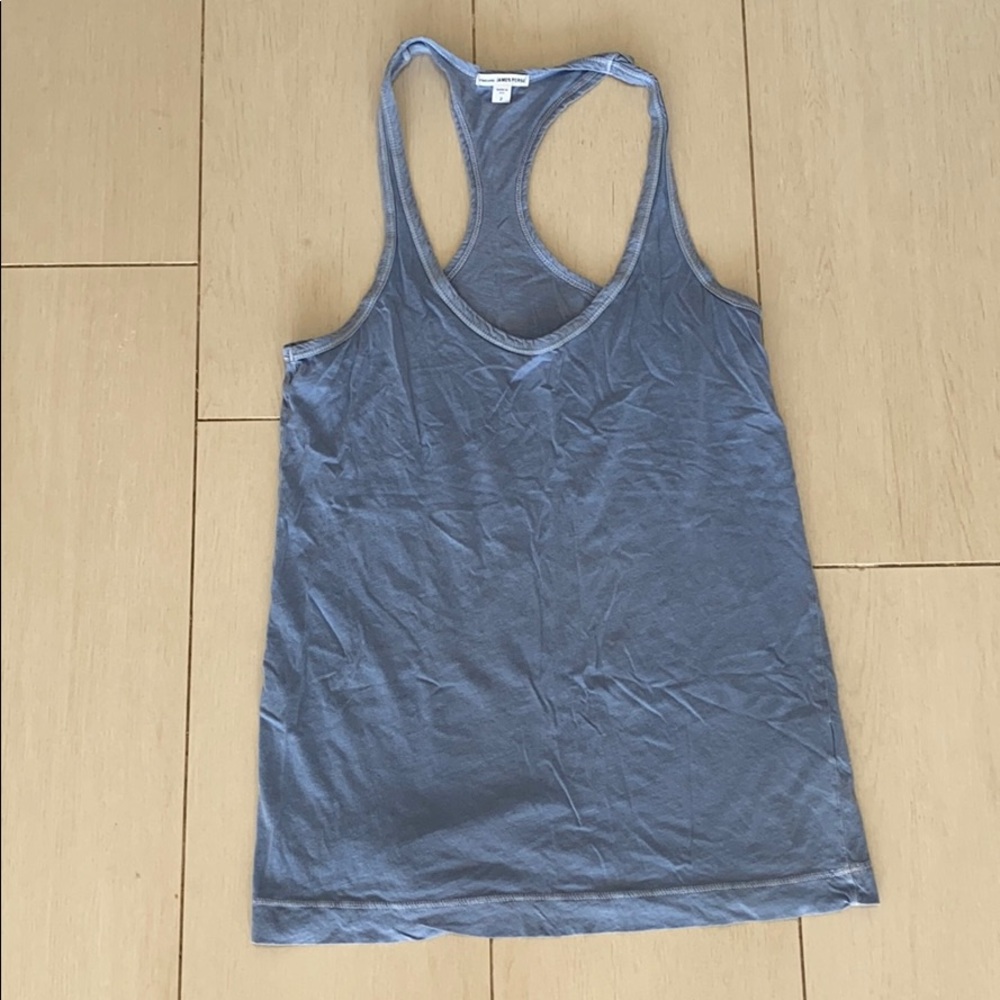 James Perse blue women’s tank top size 2